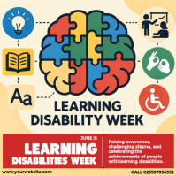 Learning Disabilities Week Instagram-opslag template