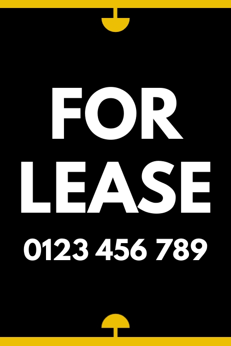lease SIGN real estate flyer Template | PosterMyWall