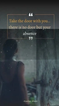 leave quote Digital Display (9:16) template