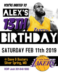 Customizable Design Templates For Lakers Postermywall