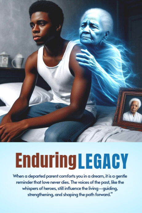 Legacy, enduring legacy, depart parents, ancestors Poster template