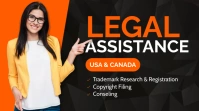 Legal assistance fiverr banner template desig YouTube Thumbnail