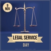 Legal service Day Instagram Post template