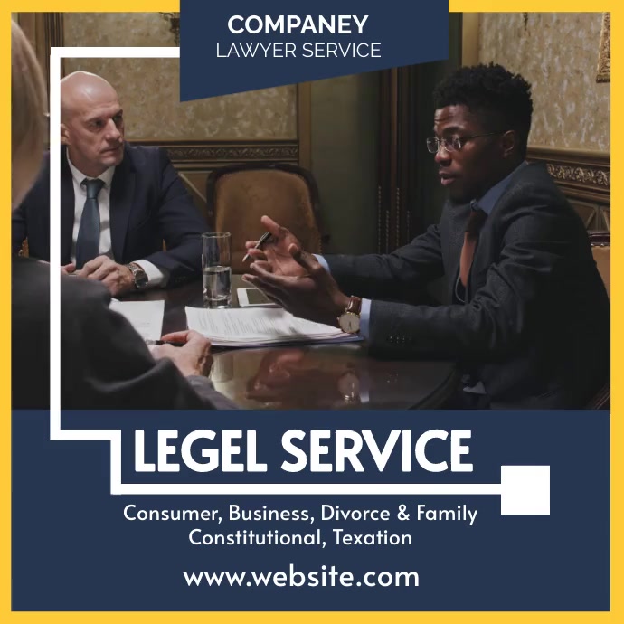 Legal Service Template | PosterMyWall