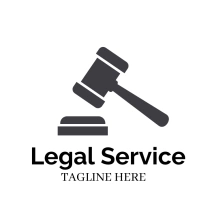 Legal Services Logo Design Template Logotipo