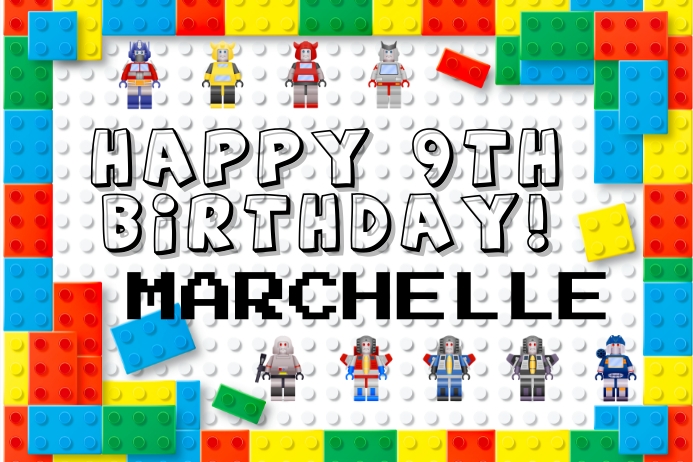 Lego Font Happy Birthday