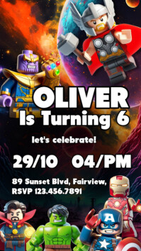 LEGO INVITATION Instagram Story template