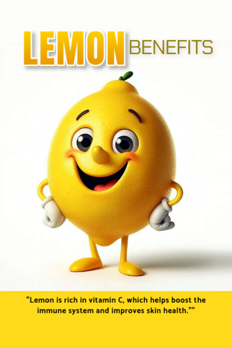 Lemon 海报 template