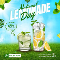 Lemonade Design Ad Lemonade Ads Template | PosterMyWall
