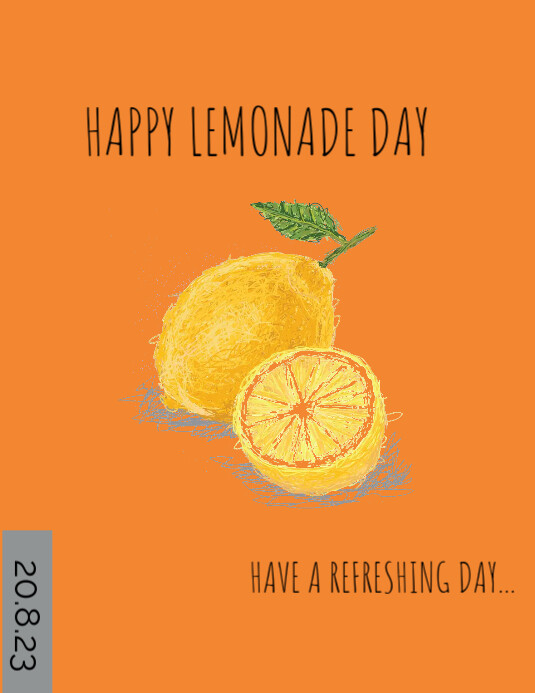 Lemonade Day Flyer Template PosterMyWall