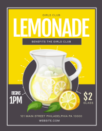 Lemonade Design Ad lemonade Template | PosterMyWall