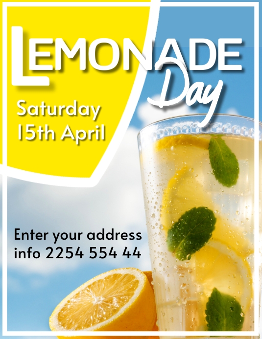 Lemonade Design Ad LEMONADE Template | PosterMyWall