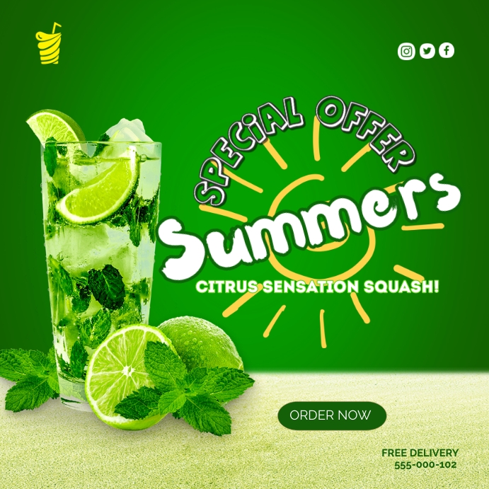 Lemonade Design Ad LEMONADE Template | PosterMyWall