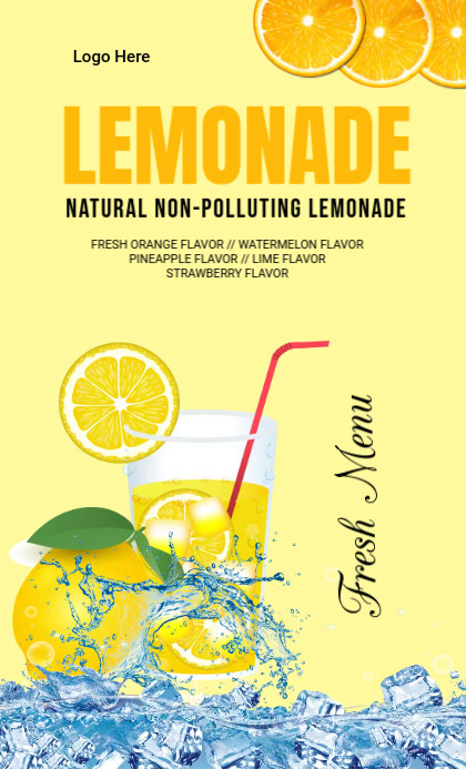Lemonade Design Ad Copy of Lemonade Drink | PosterMyWall