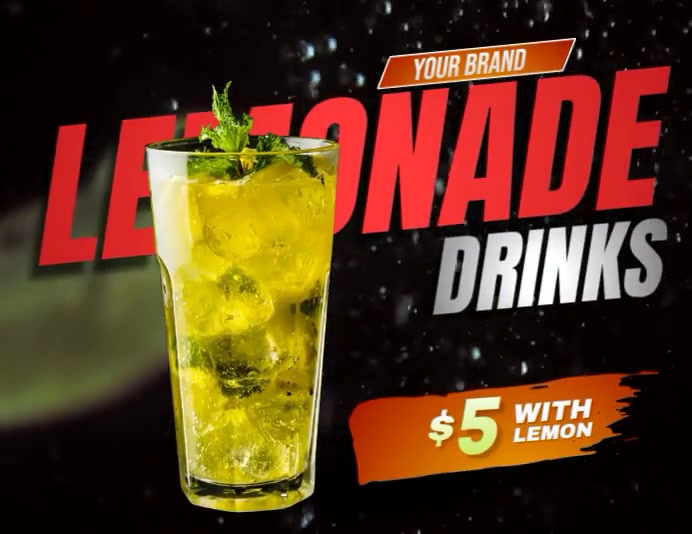 Lemonade Design Ad Plantilla de Lemonade Drinks Ads | PosterMyWall