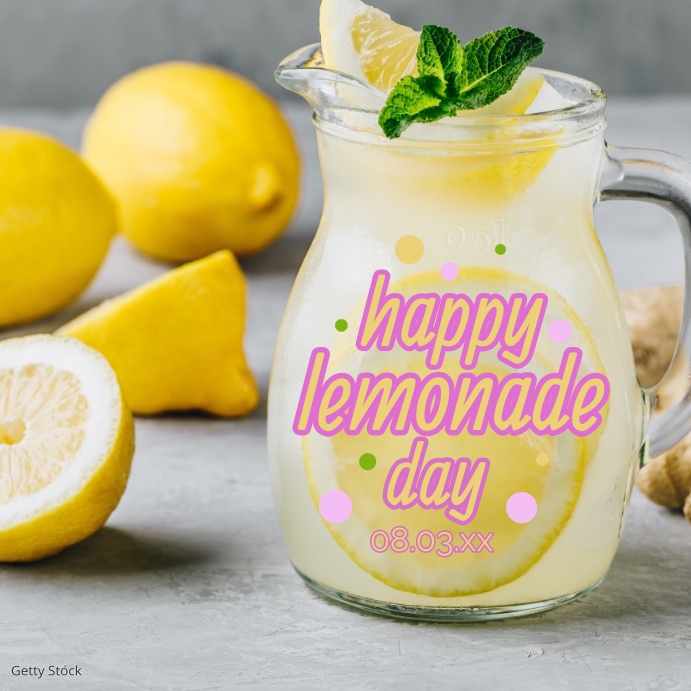 lemonade flyer ad template PosterMyWall