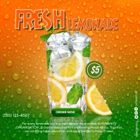 Lemonade Design Ad NATIONAL LEMONADE DAY Template | PosterMyWall
