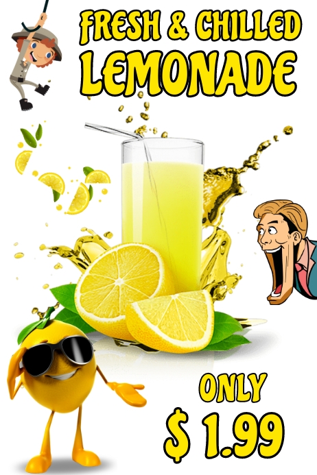 Lemonade Stand Poster Template PosterMyWall
