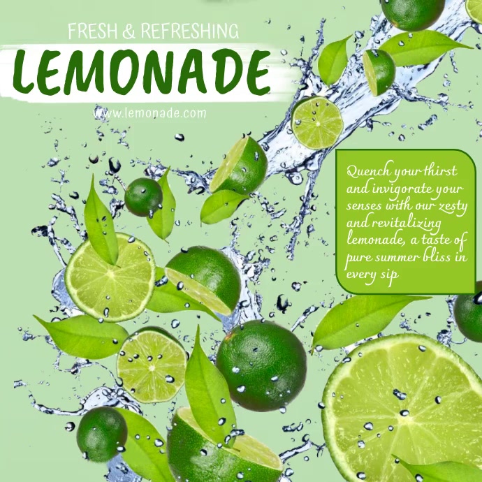 Lemonade Template PosterMyWall
