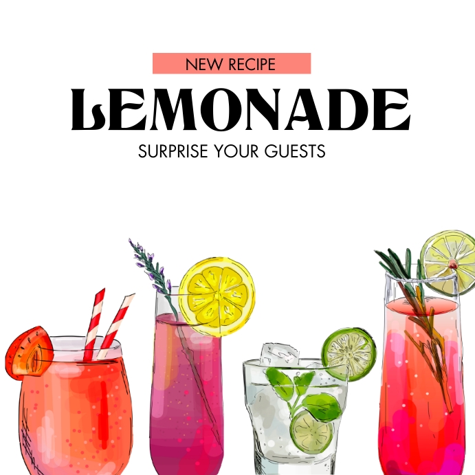 LEMONADE TEMPLATE PosterMyWall
