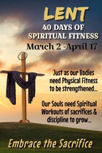 Lent Poster Template PosterMyWall
