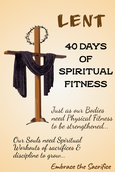 Lent Message Poster Template PosterMyWall