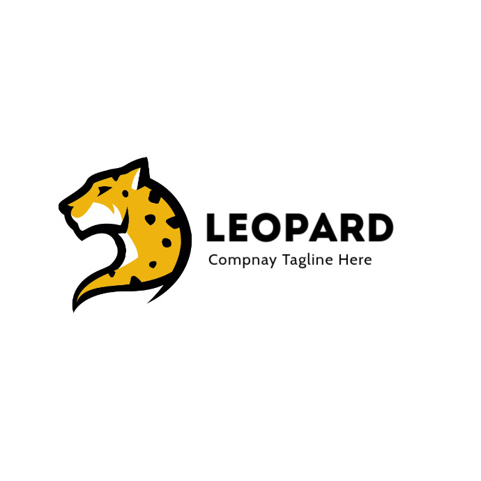 Loopard Customised Design Leopard Logo Design