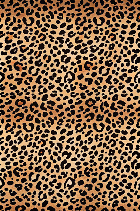 Leopard print pattern Poster template