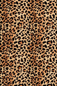Leopard print pattern Poster template
