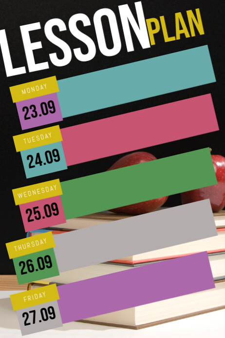 Lesson Plan Design Template | PosterMyWall