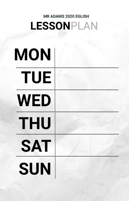 Home Lesson Flyer Samples Lesson plan flyer template | PosterMyWall