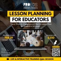 Lesson Planning for Educators Instagram Post template