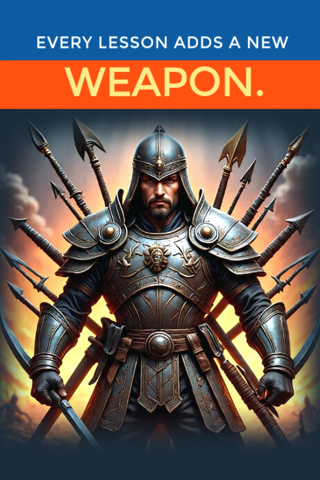 Lessons Poster template