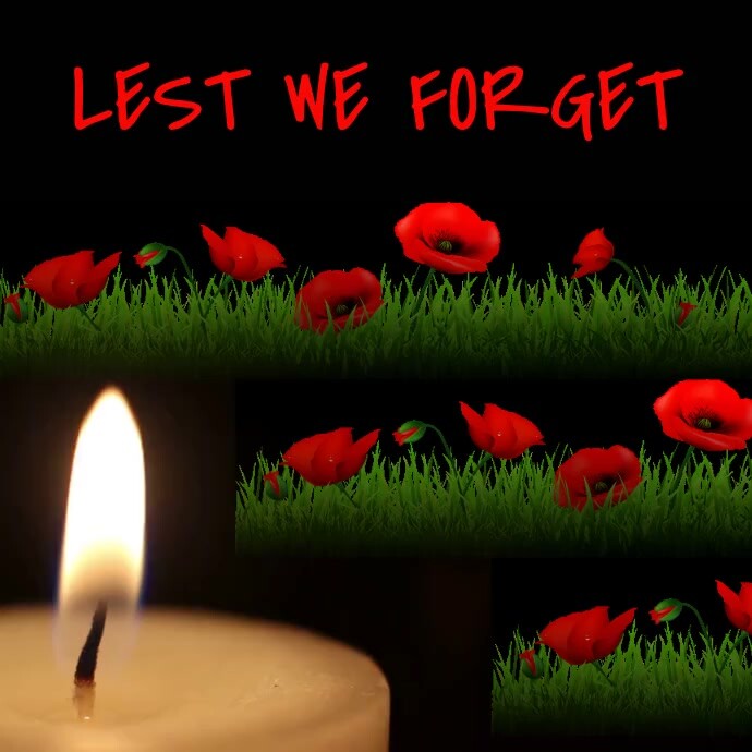 Lest We Template PosterMyWall