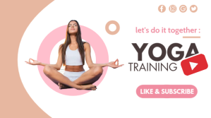let's do it: yoga training youtube thumbnail template