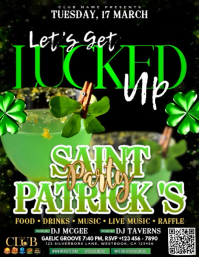 Let’s Get Lucked Saint Party Flyer (US Letter) template