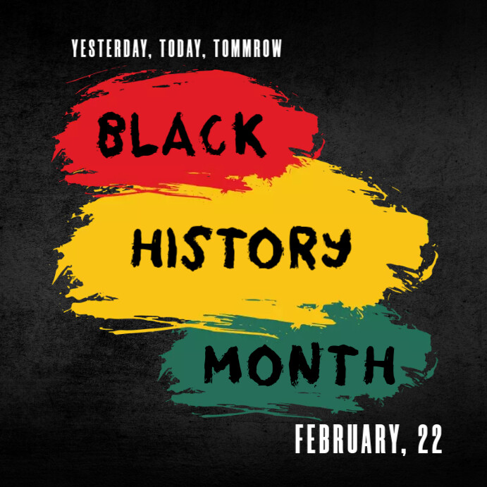 Let's Celebrate! Black History Month Template PosterMyWall