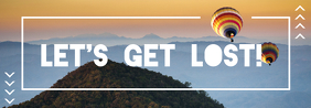Let's Get Lost Tumblr Banner template