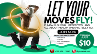 Let Your Moves Fly High YouTube Thumbnail template