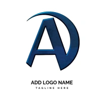 Letter A monogram logo template