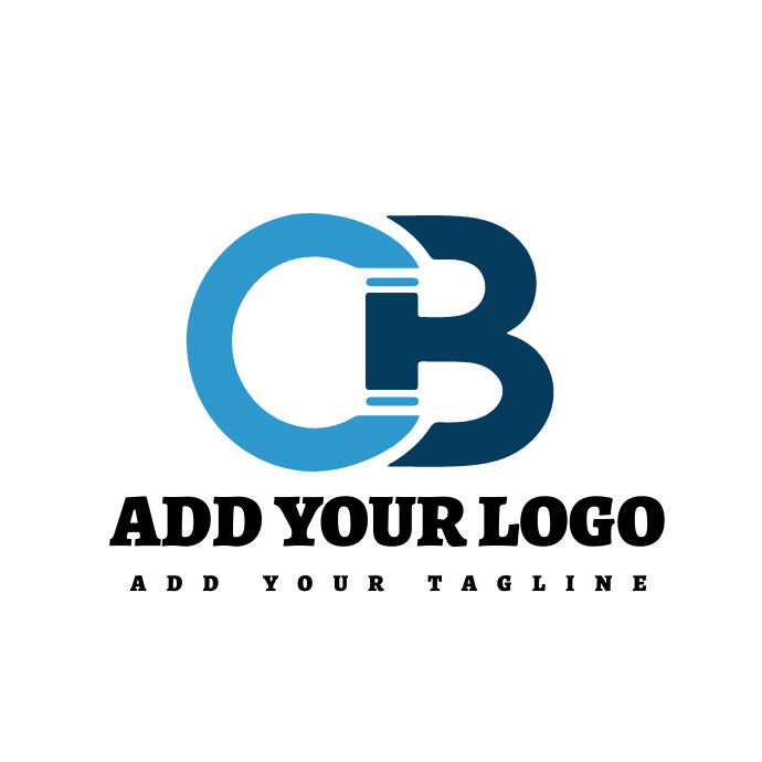 LETTER/ALPHABET/CB /MONOGRAM LOGO Template | PosterMyWall