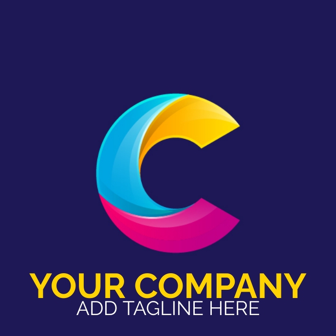 Letter C Logo Design, C letter logo design template