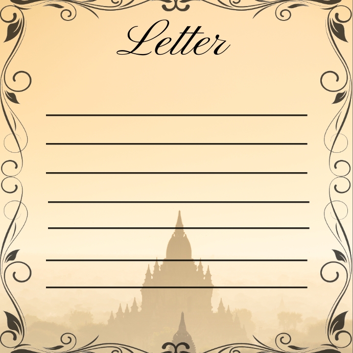 Letter Template PosterMyWall