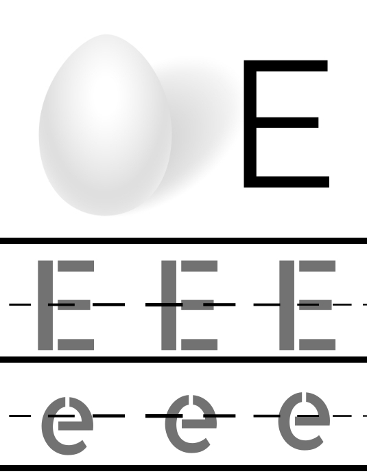 Letter E Tracing Template | PosterMyWall