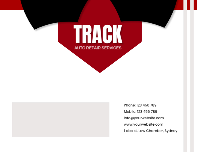 letter envelope design Flyer (US Letter) template