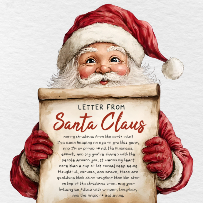 Santa Claus Letter Instagram Ad Template | PosterMyWall