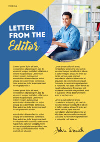 Editor Page. Examples Letter from the editor page template | PosterMyWall