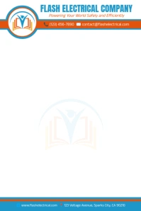 Letter Head Template Poster