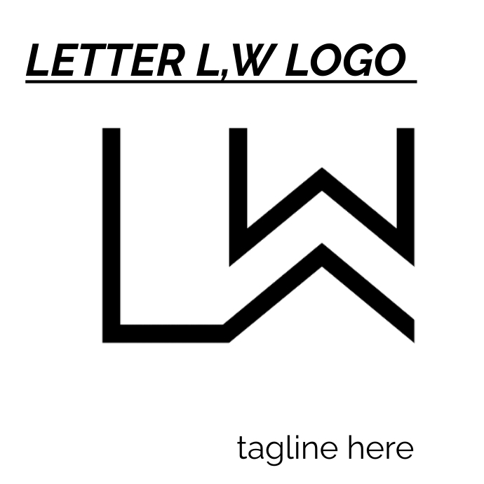 Letter L,W logo Template | PosterMyWall