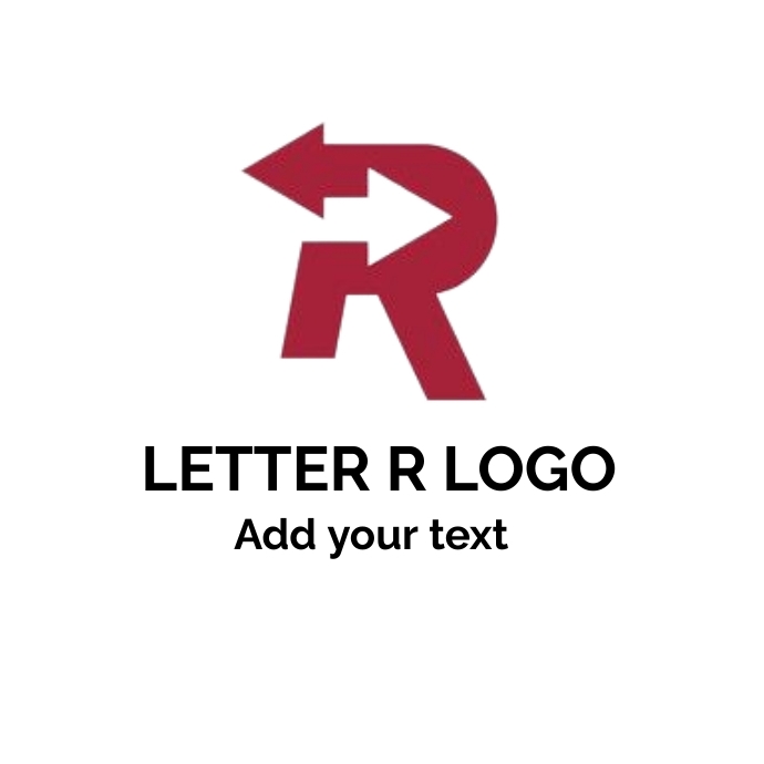letter r logo Template | PosterMyWall